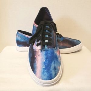 Vans Cosmic Galaxy Low Profile Off The Wall Sneakers 6.5